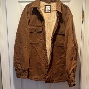 Never used - Sonoma Brown Corduroy Shirt Jacket